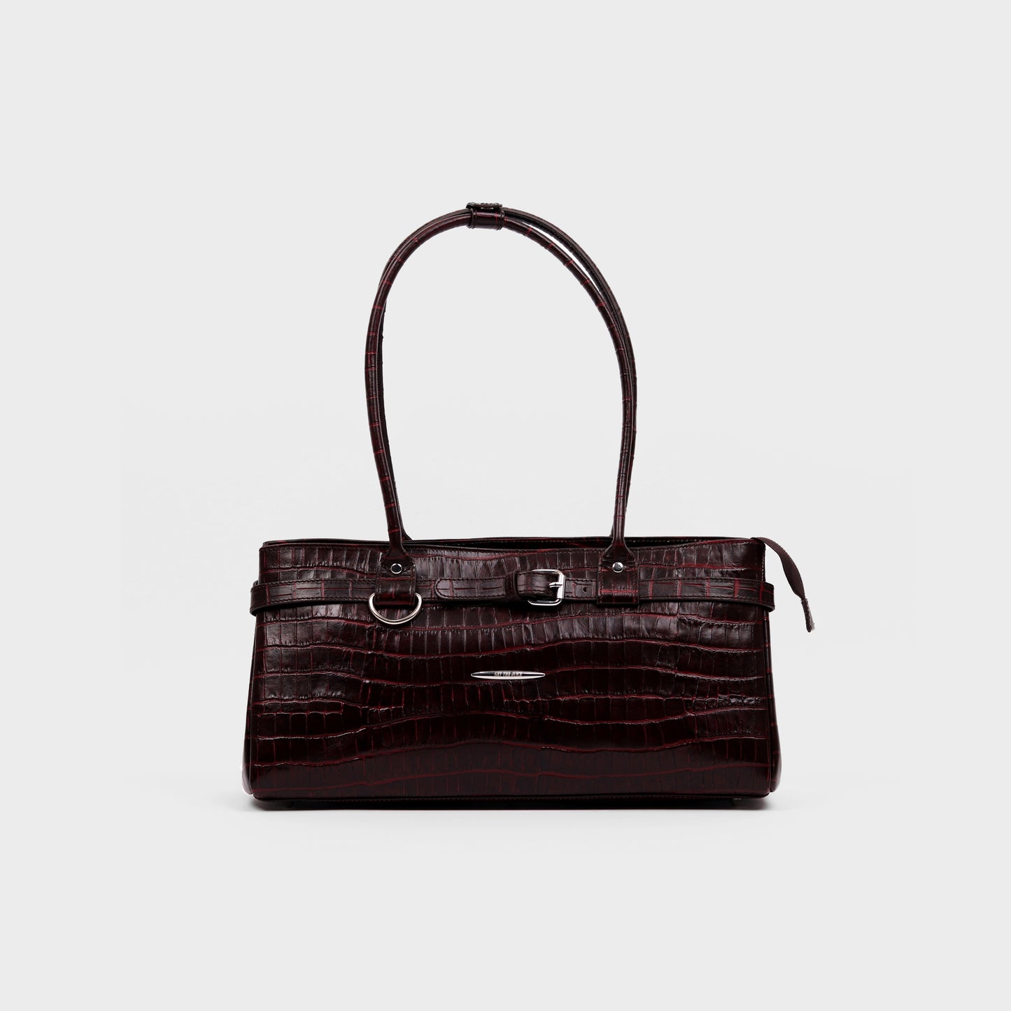Crocodile Royale Tote Bag (Bordo)