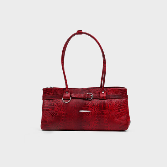 Crocodile Royale Tote Bag (Red)