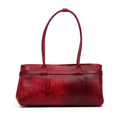Crocodile Royale Tote Bag (Red)