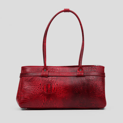 Crocodile Royale Tote Bag (Red)