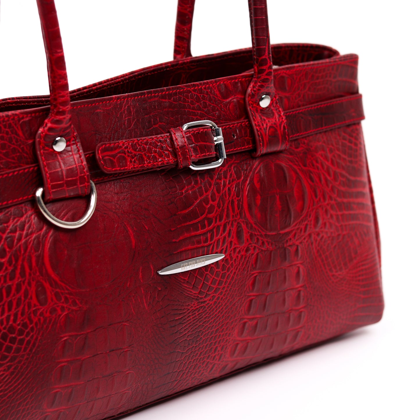 Crocodile Royale Tote Bag (Red)