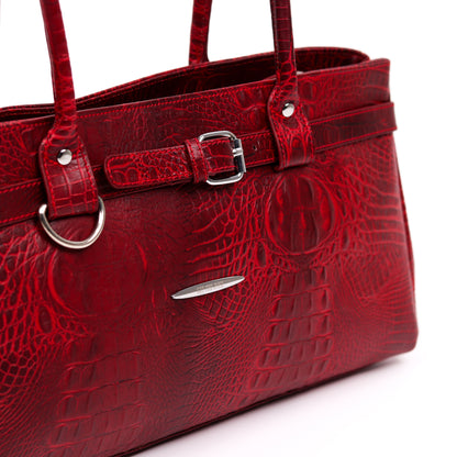 Crocodile Royale Tote Bag (Red)