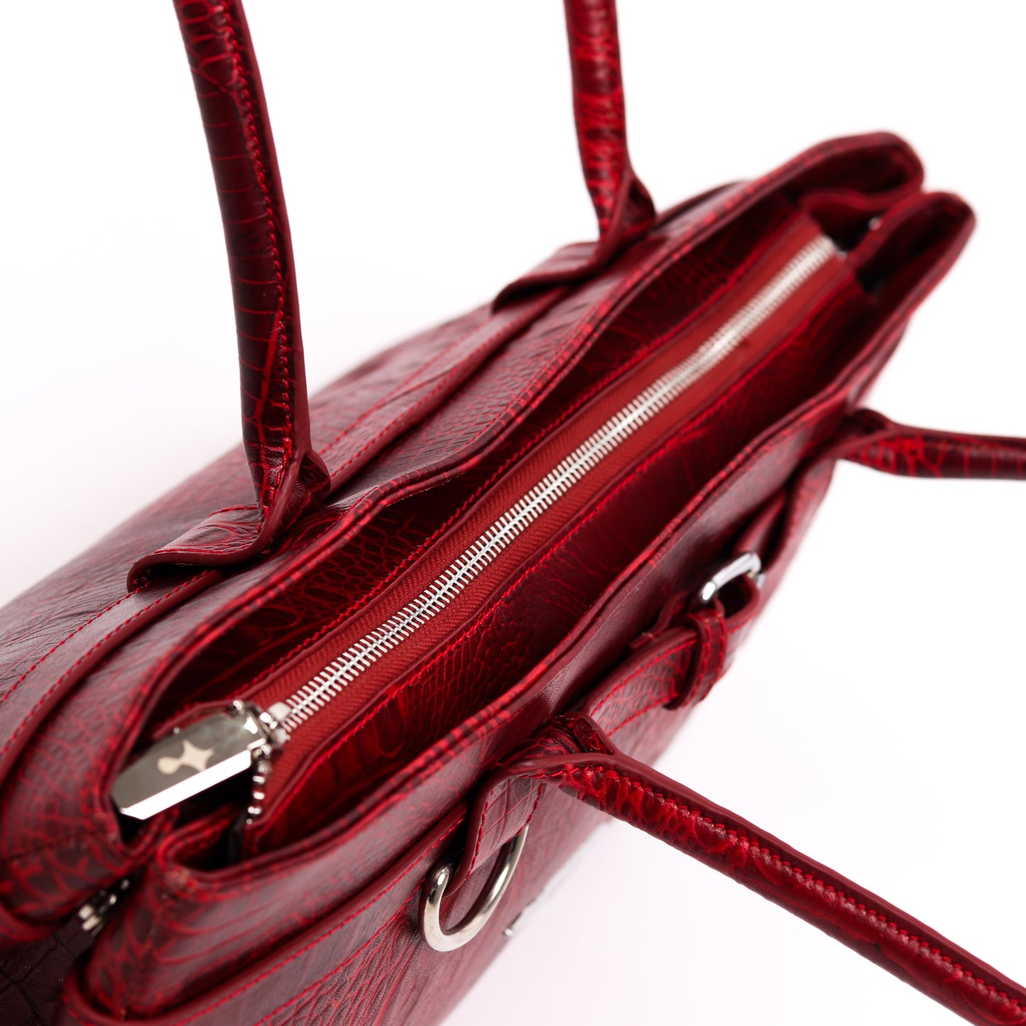 Crocodile Royale Tote Bag (Red)