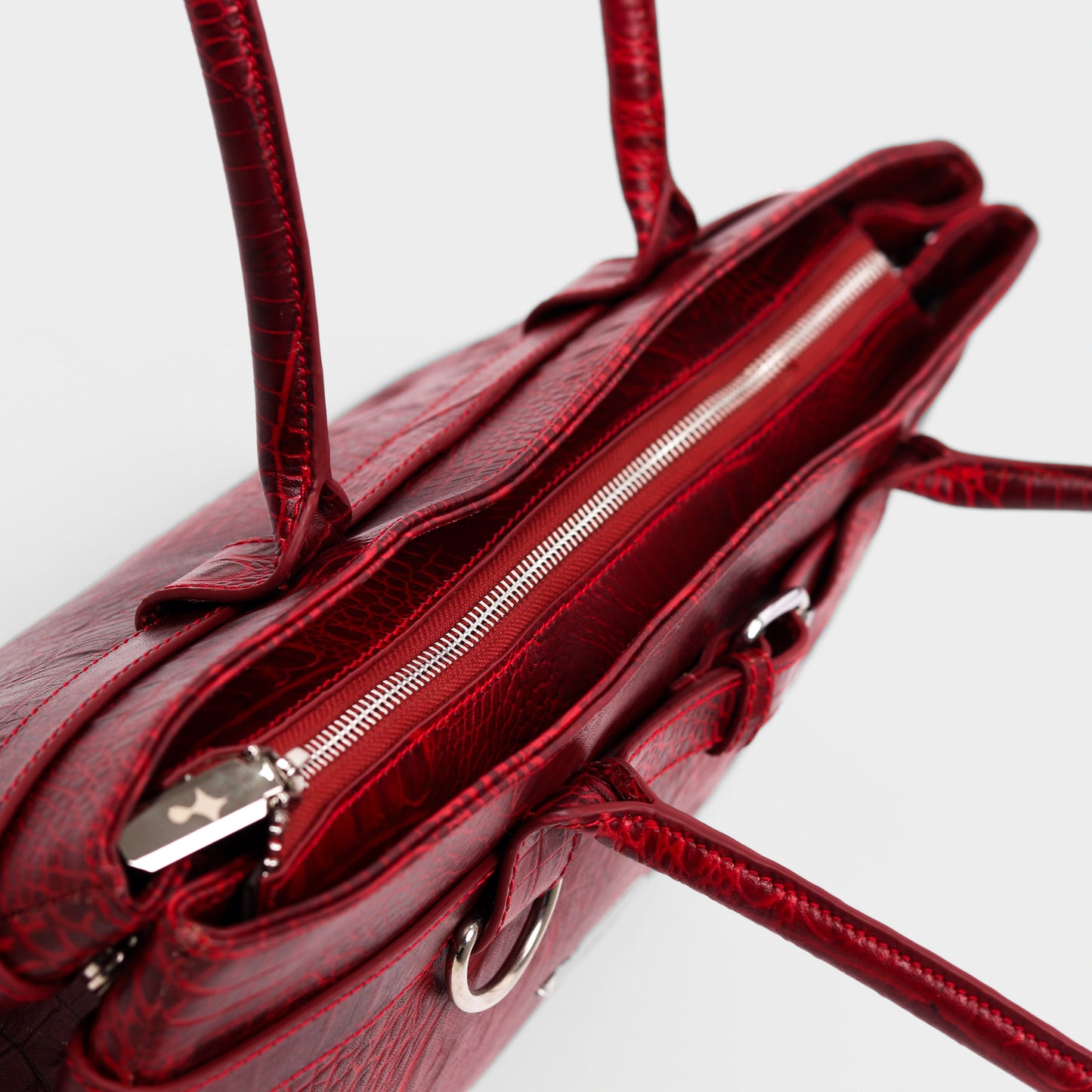 Crocodile Royale Tote Bag (Red)
