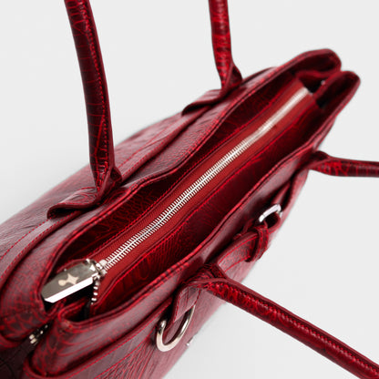 Crocodile Royale Tote Bag (Red)