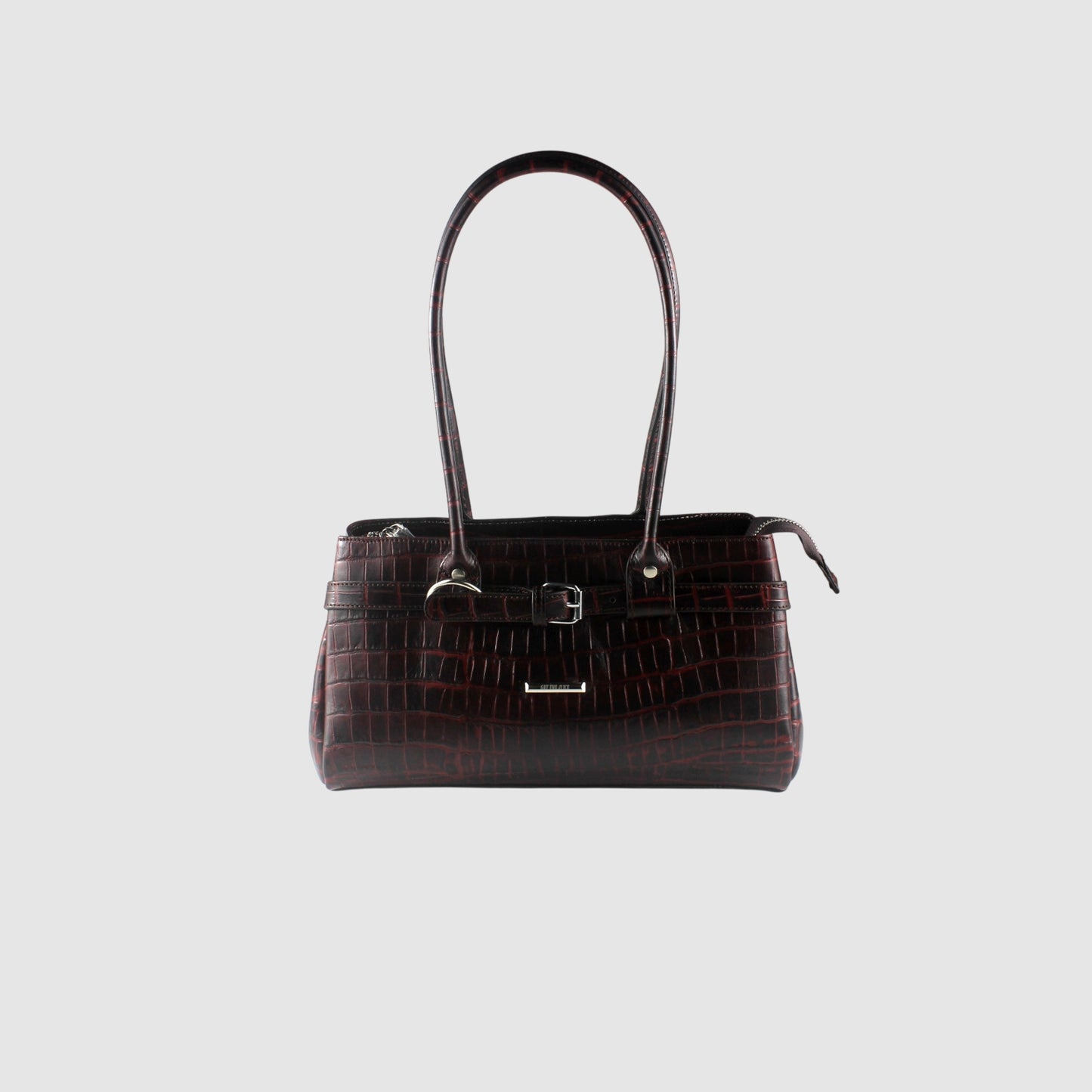 Crocodile Royale Tote Bag (Bordo)