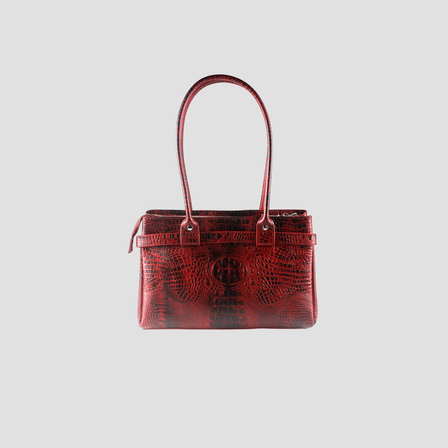 Crocodile Royale Tote Bag (Red)