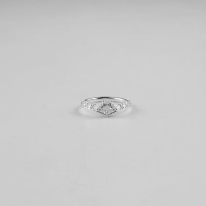 Crowned Solitaire Ring