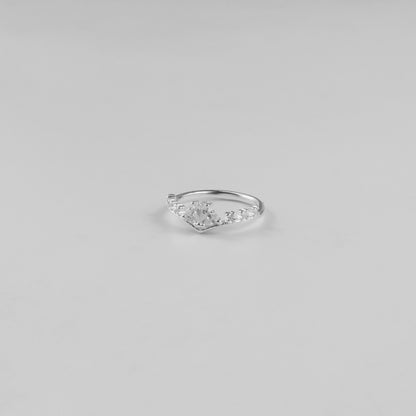 Crowned Solitaire Ring