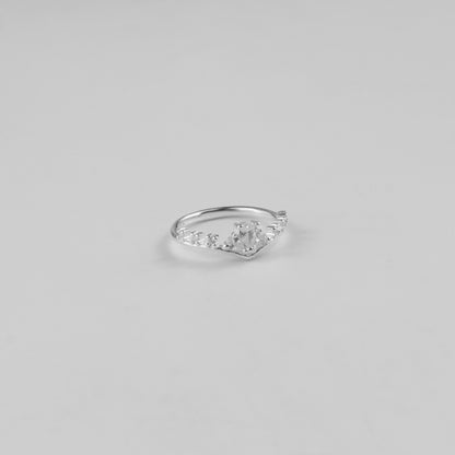 Crowned Solitaire Ring