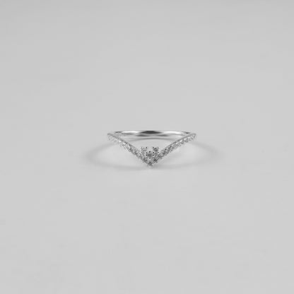 Crystal V Ring