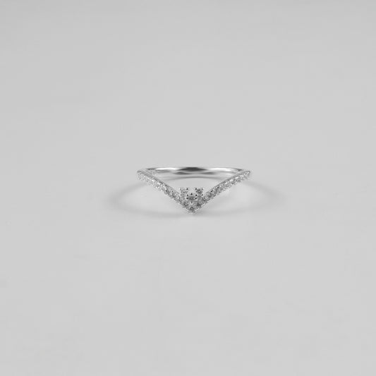 Crystal V Ring