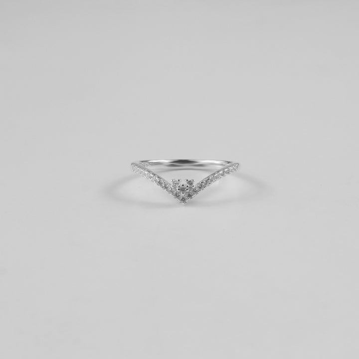 Crystal V Ring