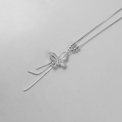 Crystal Wingfall Necklace