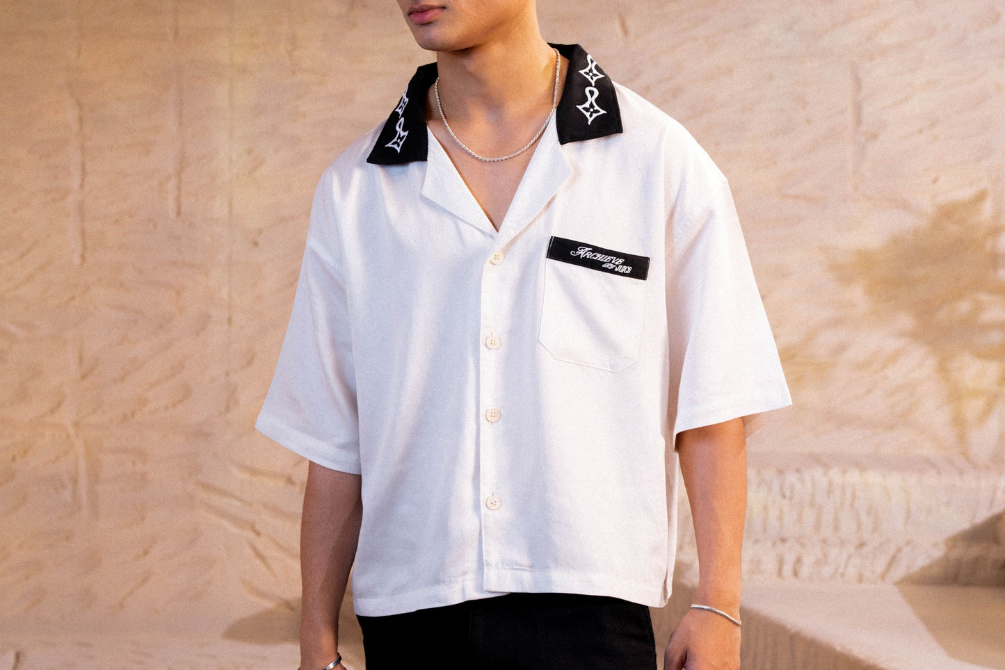 Archieve Statement White Shirt