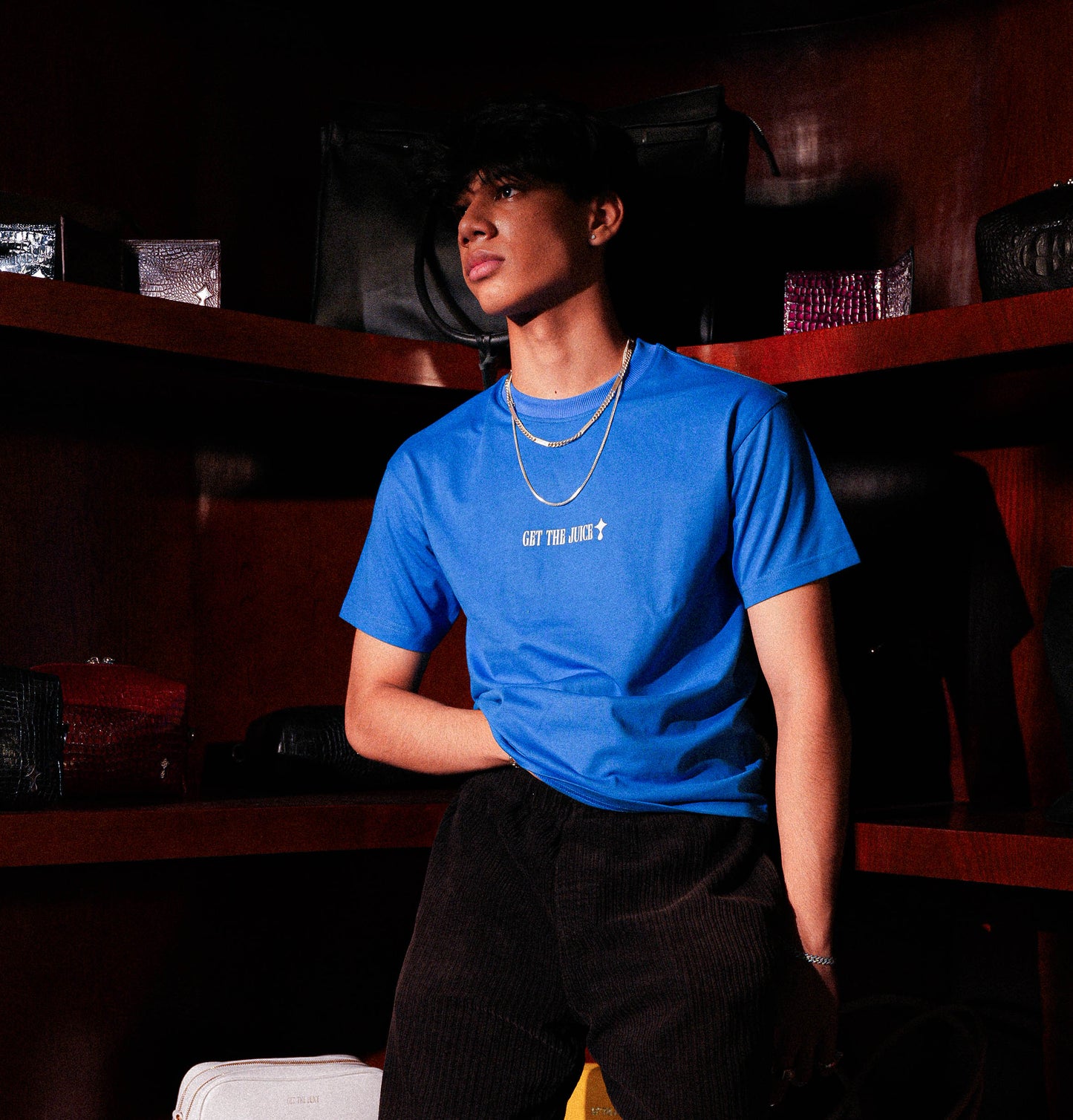 Juice Relaxed Fit Tee (Blue)