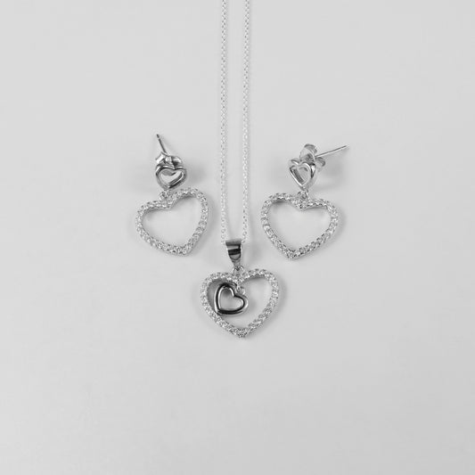 Dazzling Heart Necklace