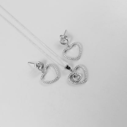 Dazzling Heart Necklace