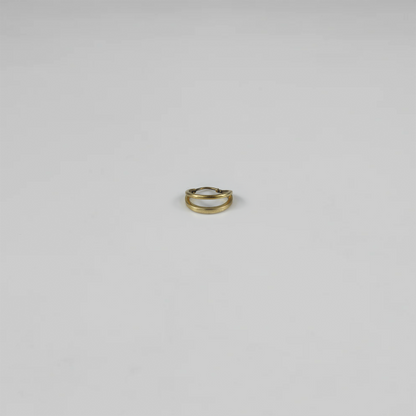 Dual Orbit Brass Hoop