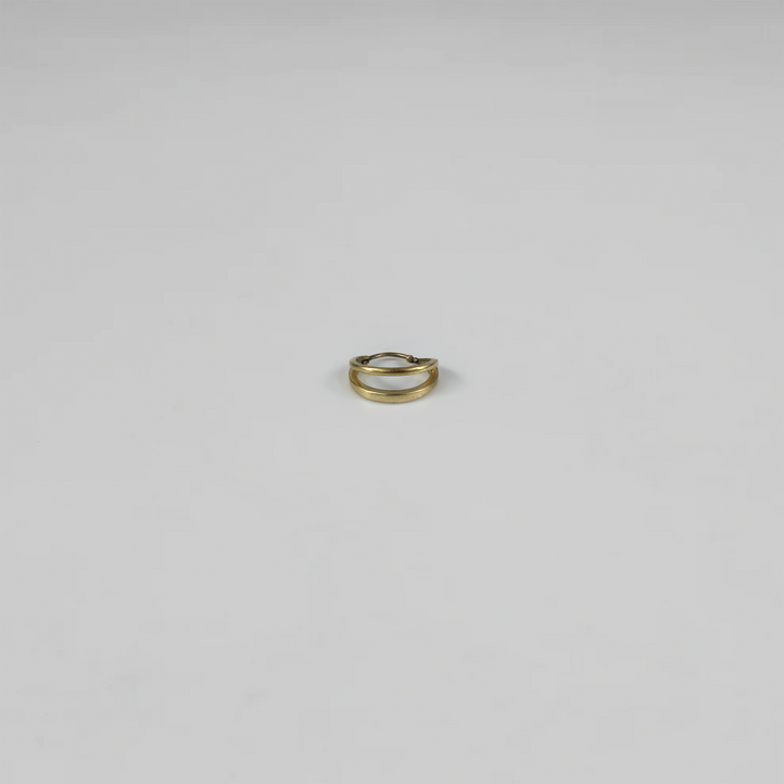 Dual Orbit Brass Hoop