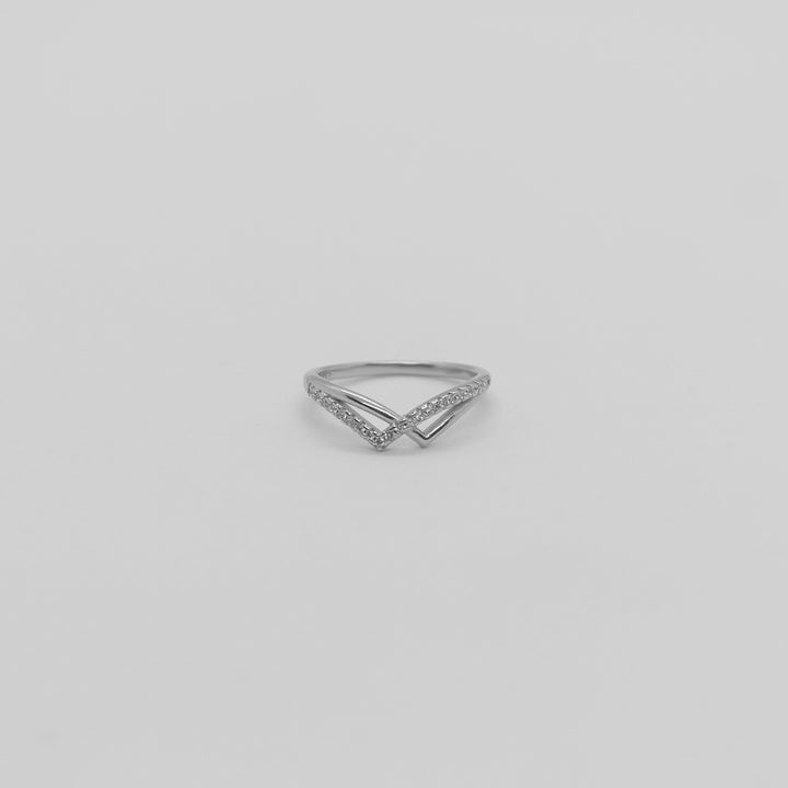 Duet Wishbone Ring