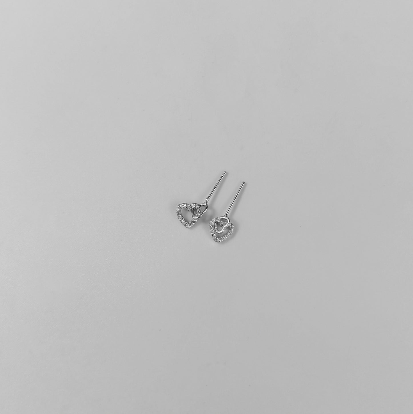 Entwined Hearts Ear Studs