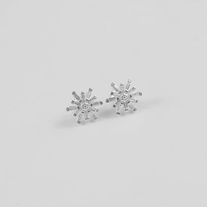 Flare Sparkle Ear Studs