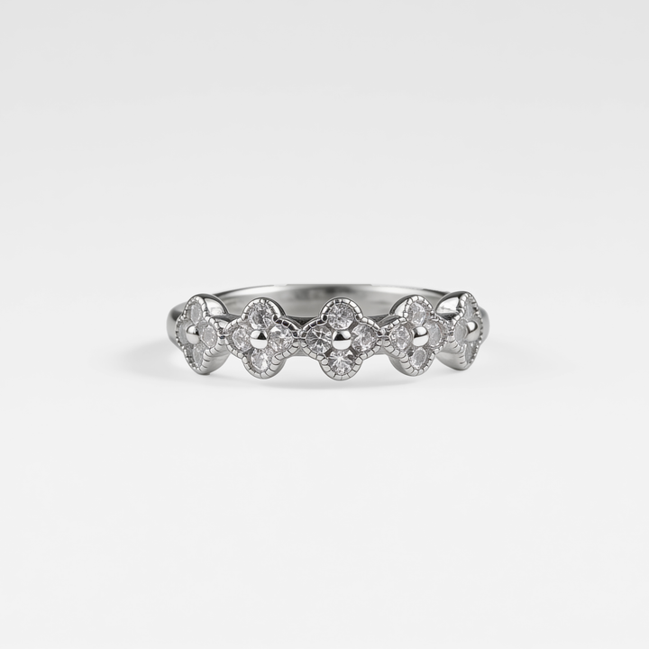 Four-Petal Clover Ring