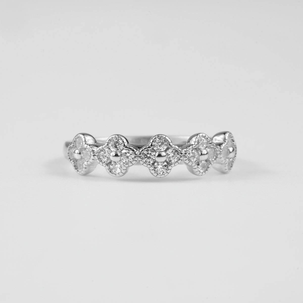 Four-Petal Clover Ring