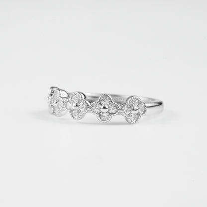 Four-Petal Clover Ring