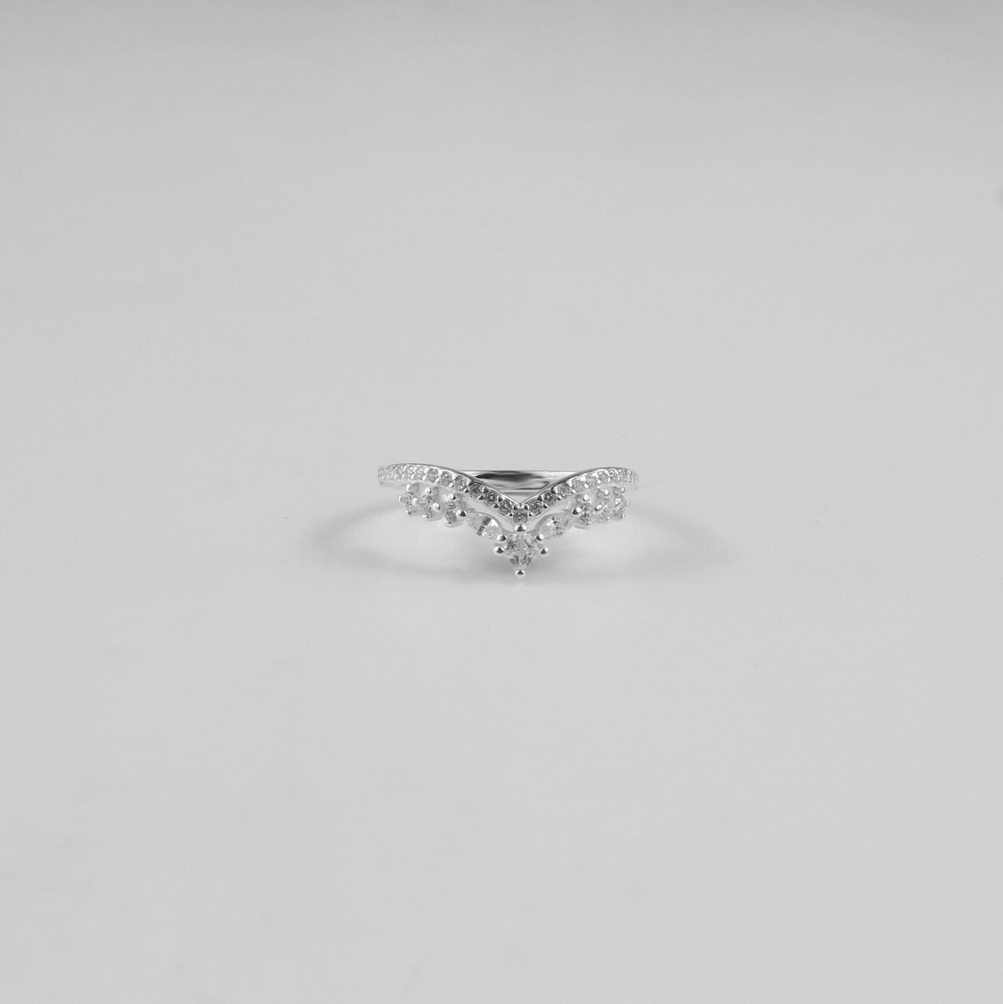 Frost Flora Band Ring