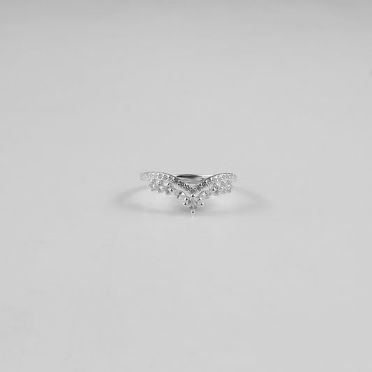 Frost Flora Band Ring