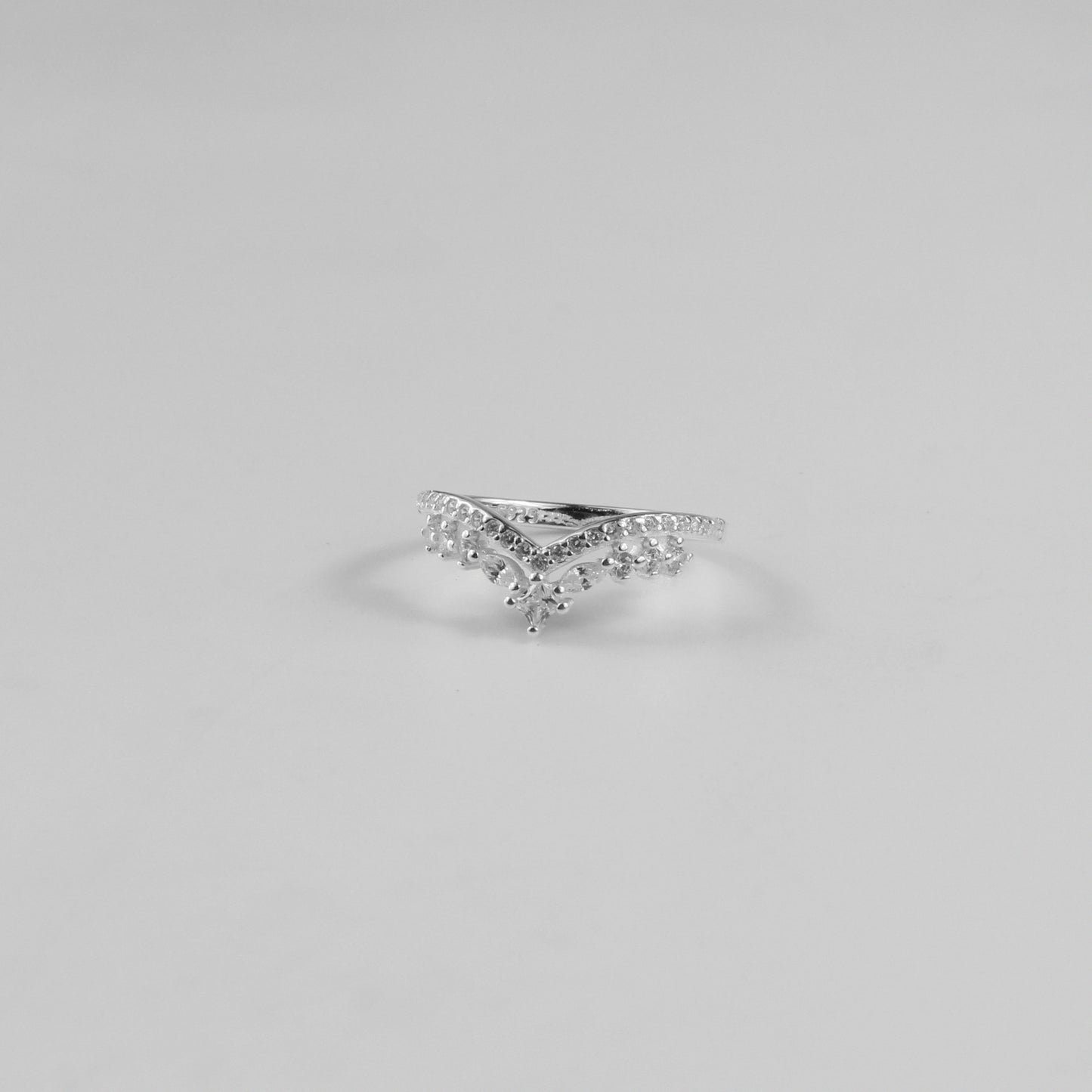 Frost Flora Band Ring
