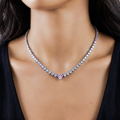 Roselight Tennis Necklace
