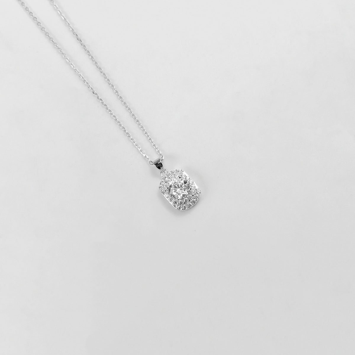Glacier Halo Necklace