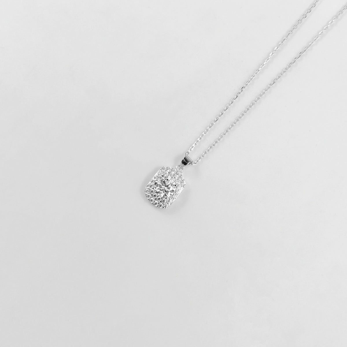 Glacier Halo Necklace