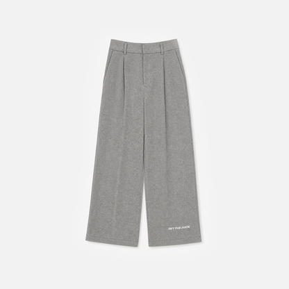 Gray Pleated Sweats pants