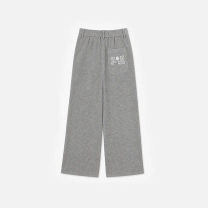 Gray Pleated Sweats pants