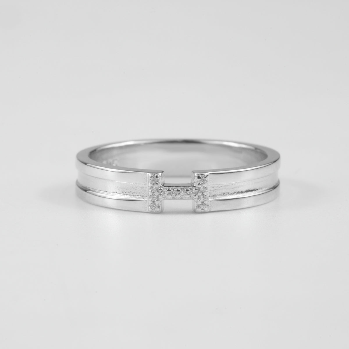 Gridline Gemstone Ring