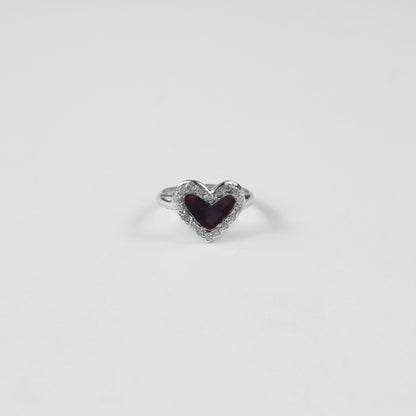 Heartlight Solitaire Ring