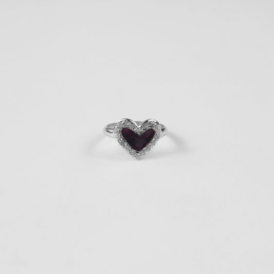 Heartlight Solitaire Ring