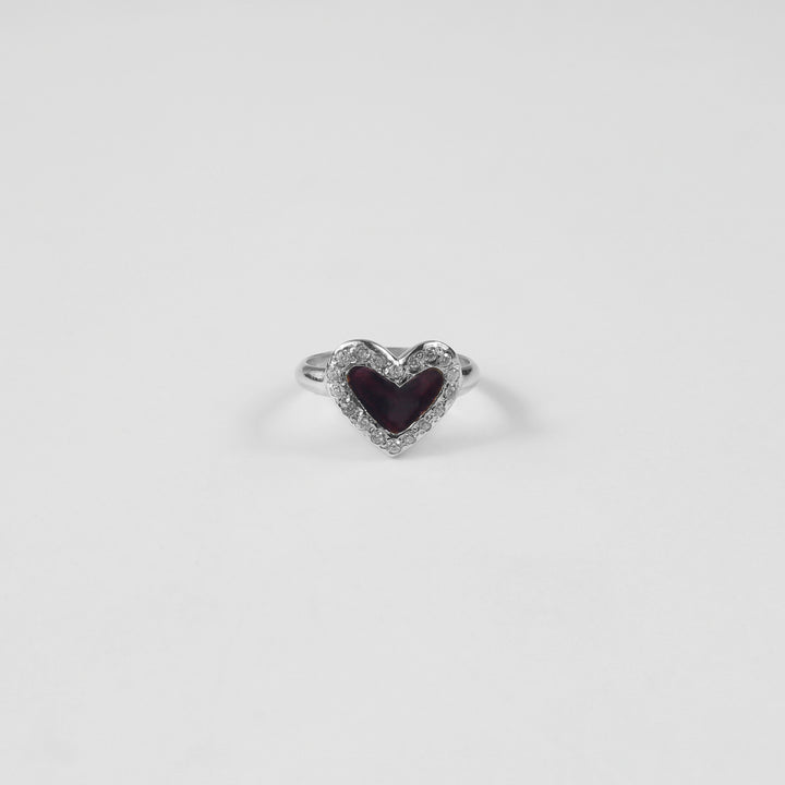 Heartlight Solitaire Ring