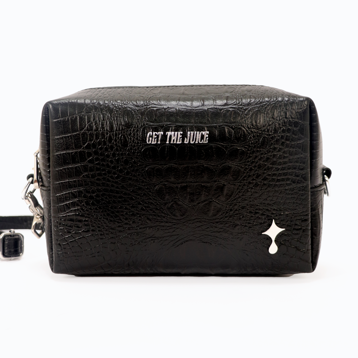 Mono Croc Crossbody Bag