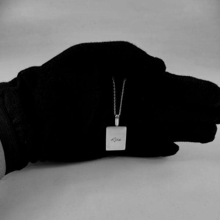 Signature Box Necklace