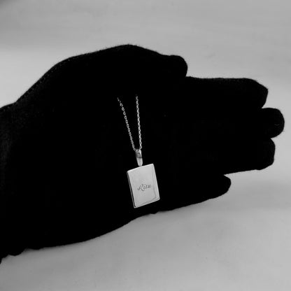 Signature Box Necklace