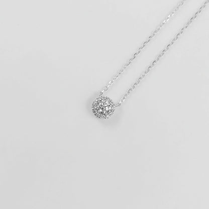 Imperial Solitaire Sterling Silver Lab-Grown Diamond Necklace