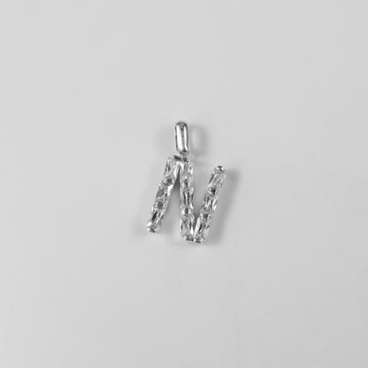 Initial N Stone Pendant