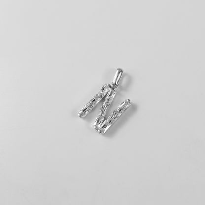 Initial N Stone Pendant