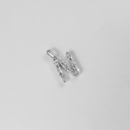 Initial N Stone Pendant