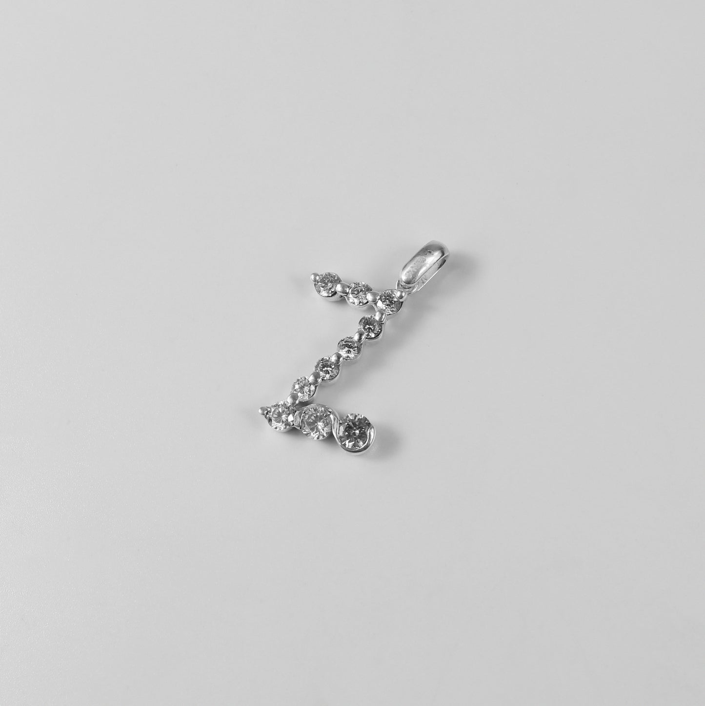 Initial Z Stone Pendant